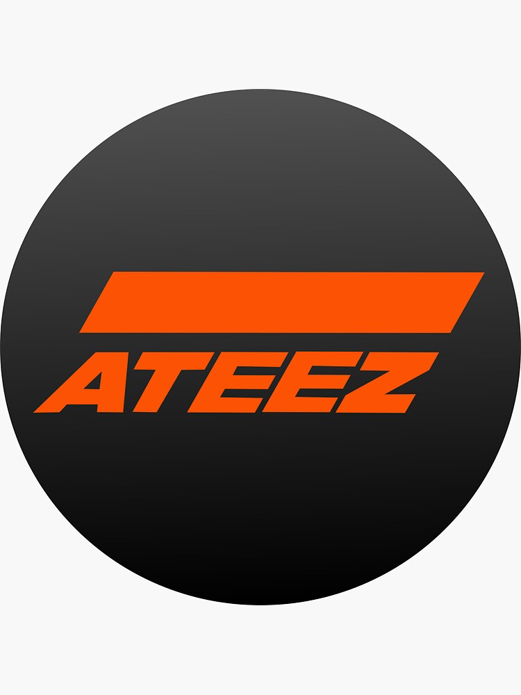 ATEEZ Orange Logo Sticker