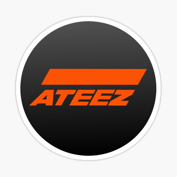 ATEEZ Logo Atiny Fan Design  Sticker for Sale by M3G4MERCH