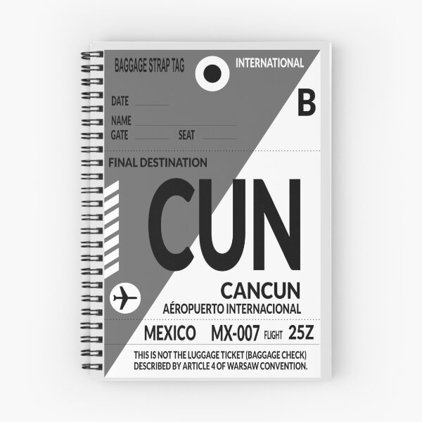 Artikelvorschau, Travel sticker, baggage label Cancun entworfen und verkauft von Froeschchen.