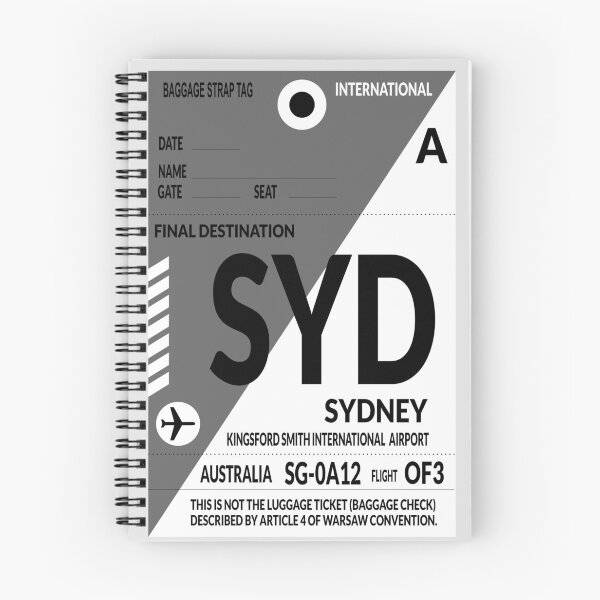 Item preview, Travel sticker, baggage label Sydney designed and sold by Froeschchen.
