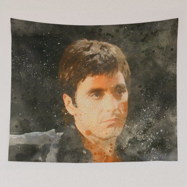 Item preview, Al Pacino painted art designed and sold by TwoRabbits.