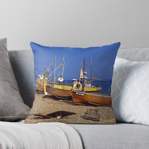 Item preview, Fishing boats on Hastings beach East Sussex, UK designed and sold by David A. L. Davies.