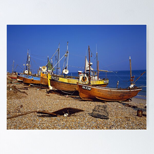 Bognor Regis pier with fishing nets and lobster pods in the