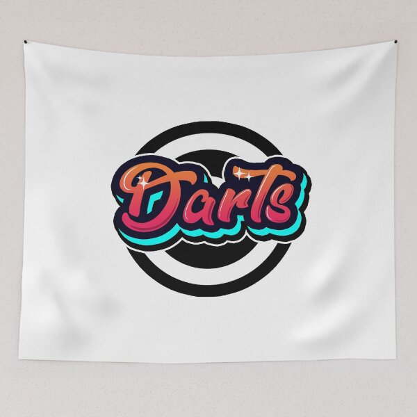Item preview, Darts target with lettering designed and sold by Mohja-Design.