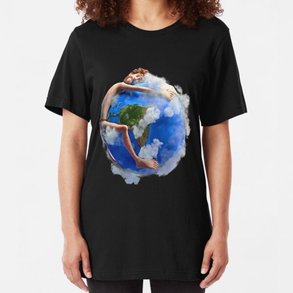 We Love The Earth - Lil Dicky Earth Hug Slim Fit T-Shirt