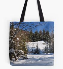 Winter Scene Tote Bag
