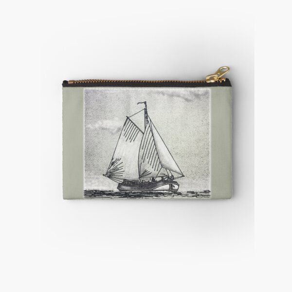 Item preview, Etching of sailing tjalk Res Nova designed and sold by Emmy Meester.