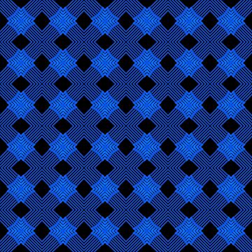 Artwork thumbnail, Velvet Blue Square Lines by Vk91