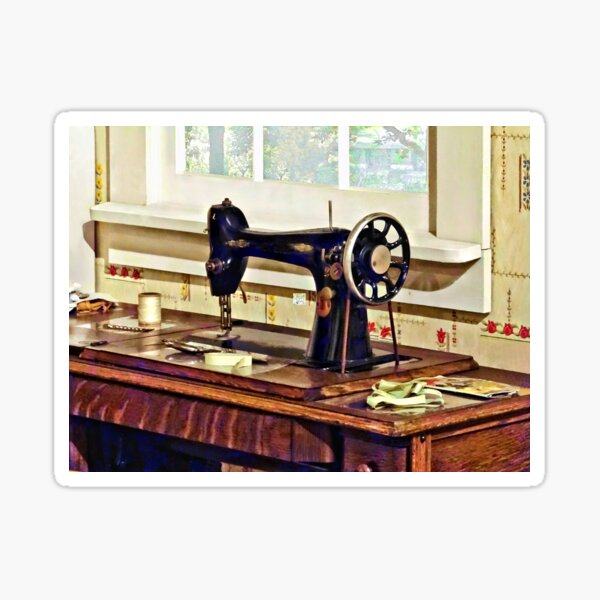Item preview, Sewing Machine in Kitchen designed and sold by Susan Savad.