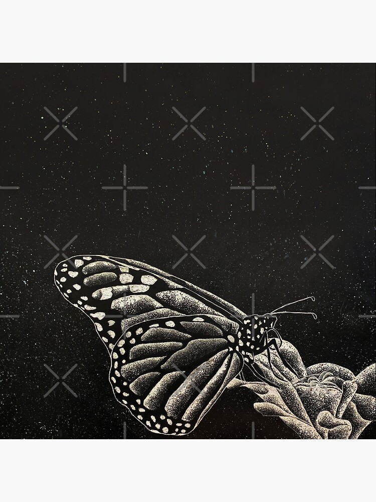 Butterfly Scratchboard, Nearly Finished, Made for my Drawin…