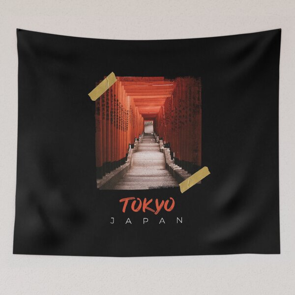 Item preview, Tokyo Japan Torii Gates Grunge City designed and sold by sanseffort.