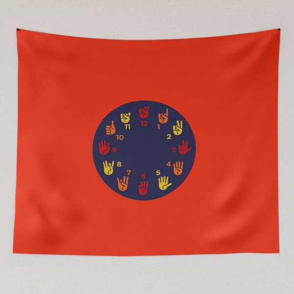 Item preview, American Sign Language Clock designed and sold by yelly123.