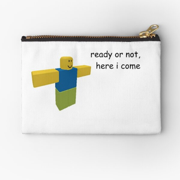 Roblox Meme Zipper Pouches Redbubble - roblox go commit not alive zipper pouch by smoothnoob redbubble