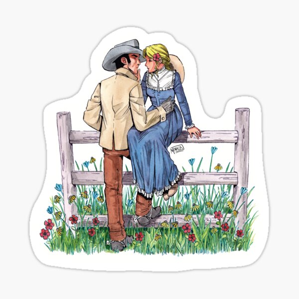 On the Fence Sticker
