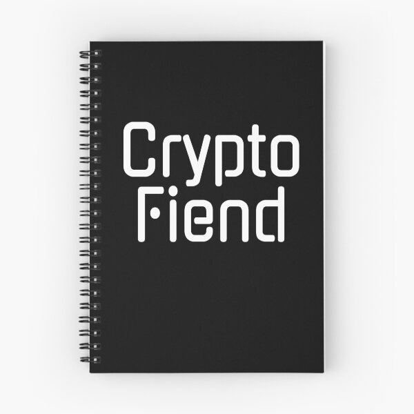 Item preview, Crypto Fiend Lover of Cryptocurrency Design designed and sold by HighBrowDesigns.