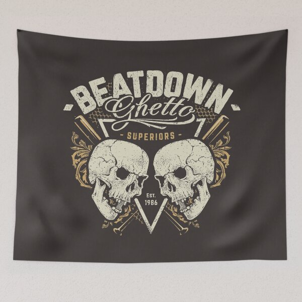 Item preview, Beatdown Ghetto Superiors Two Skulls designed and sold by Robert Lynch.