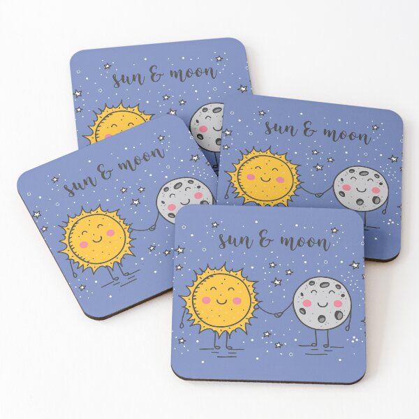Item preview, Sun and Moon Besties designed and sold by Pink Pineapple Works.