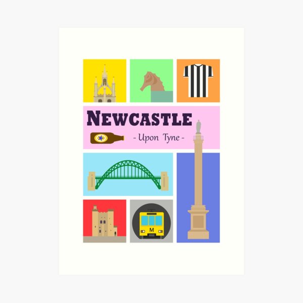 Newcastle upon Tyne Art Print