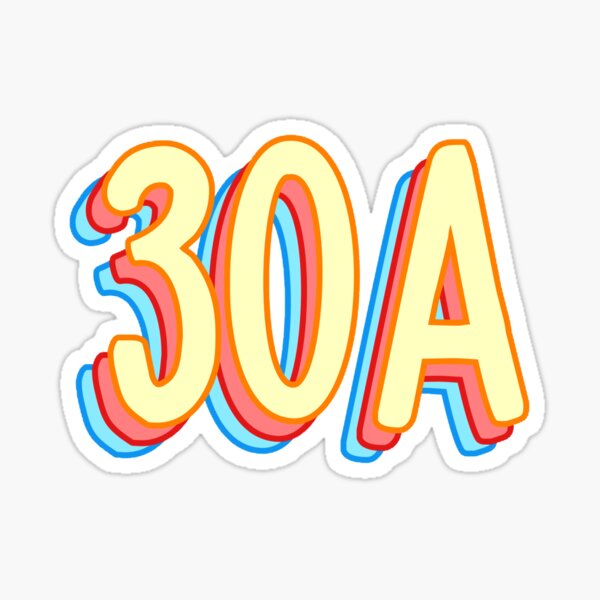Vista previa del artículo con la obra «30A», diseñado y vendido por baileybouk.