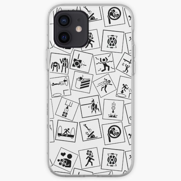 Portal 2 symbols iPhone Soft Case
