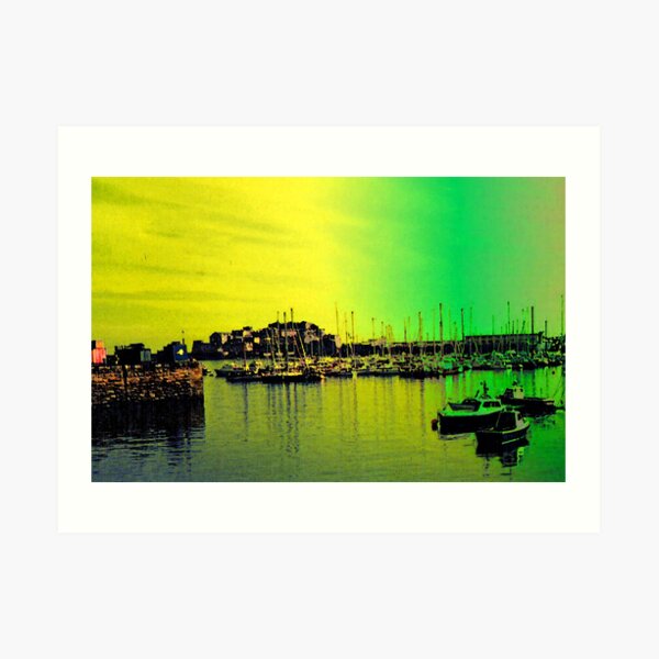 St Peter Port Harbour, Guernsey Art Print