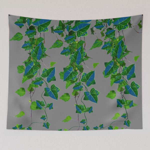 Item preview, GARDEN ART BLUE-GREEN TRAILING IVY HOUSE PLANTS   designed and sold by sharlesart.