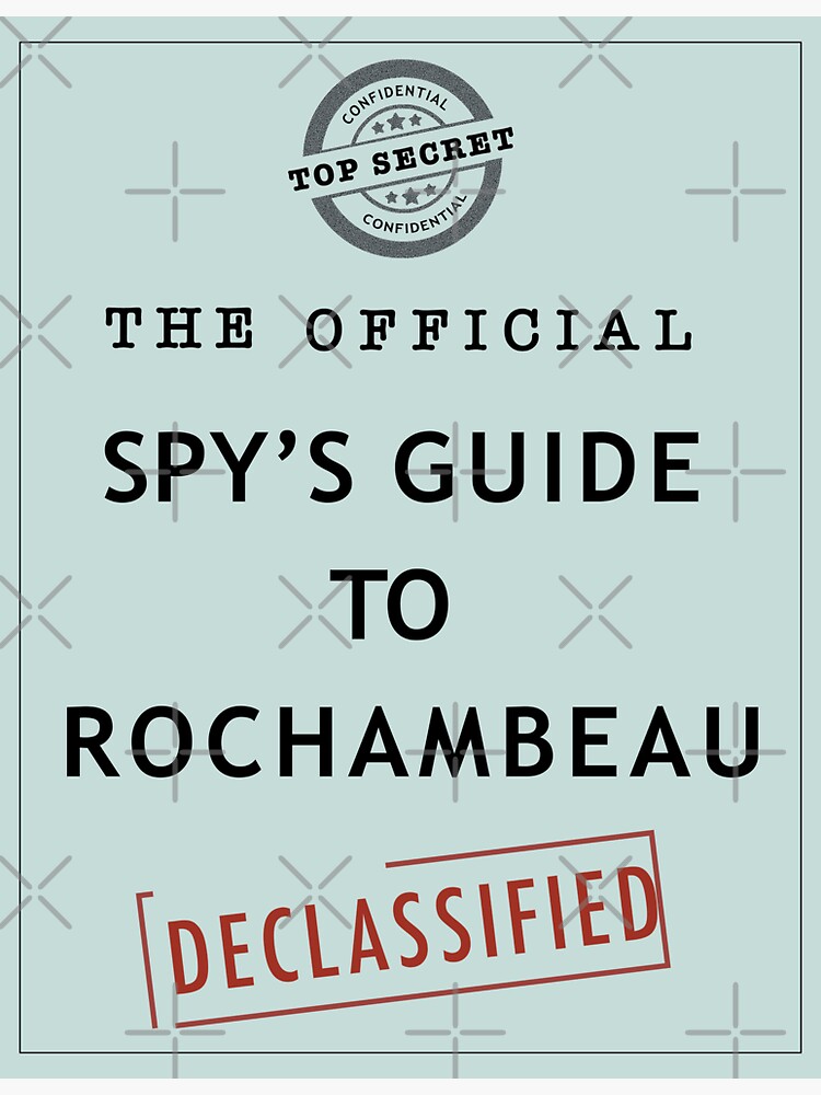 "Spy's Guide to Rochambeau Patriot Amazon Prime TV Show" Sticker by