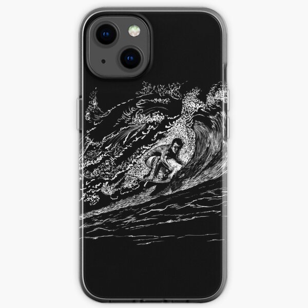 surfing iPhone Soft Case