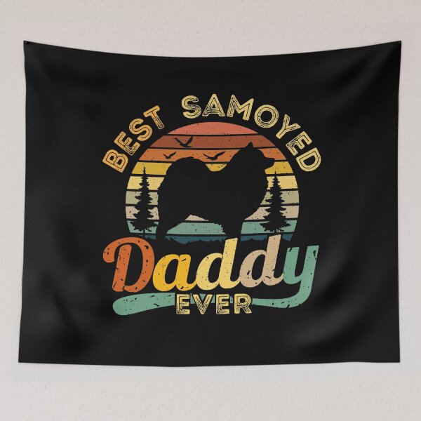 Item preview, Best Samoyed Daddy Ever Retro Vintage designed and sold by rafaeltto.