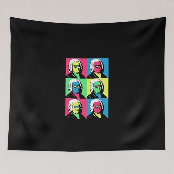 Aperçu de l'œuvre Pop Art de Bach créée et vendue par Yipptee Shirts.