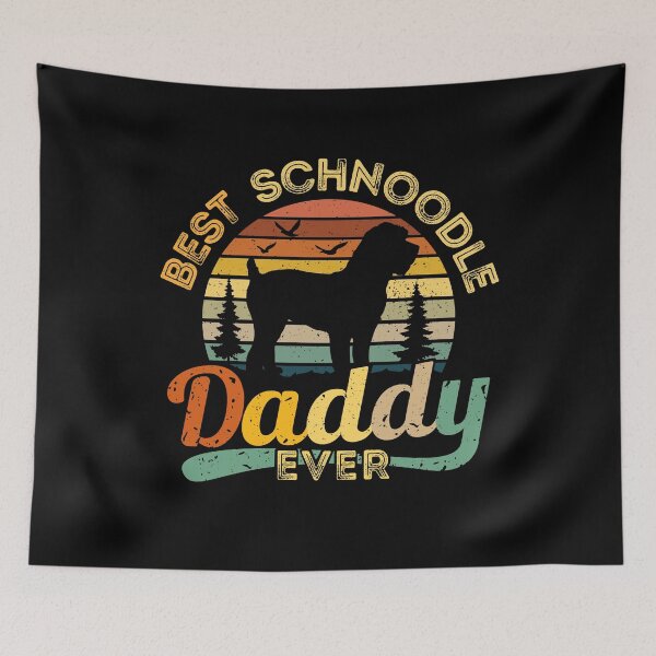 Item preview, Best Schnoodle Daddy Ever Retro Vintage designed and sold by rafaeltto.