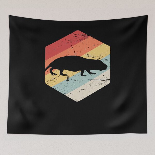 Item preview, Naked Mole Rat / Ugly Animal - Retro Vintage designed and sold by EMDdesign.