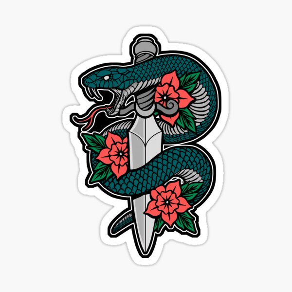 Item preview, Snake & Dagger II designed and sold by deniart.