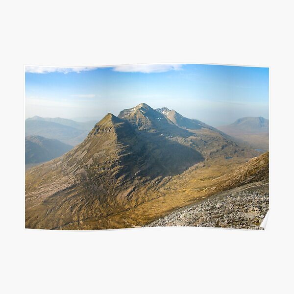 Liathach from Beinn Eighe Poster