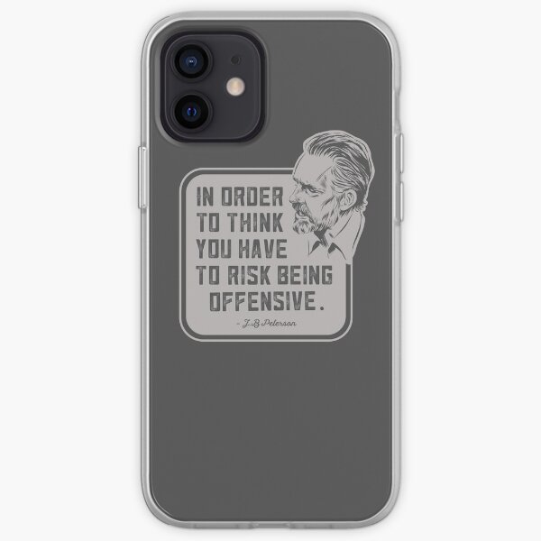 Jordan Peterson - In order to think...Quote iPhone Soft Case