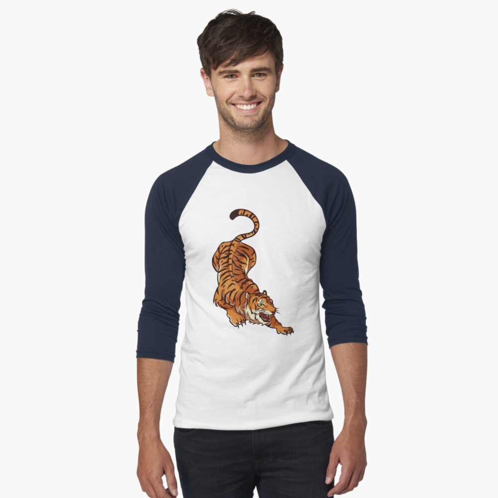 Item preview, Baseball ¾ Sleeve T-Shirt designed and sold by Villian-KK.
