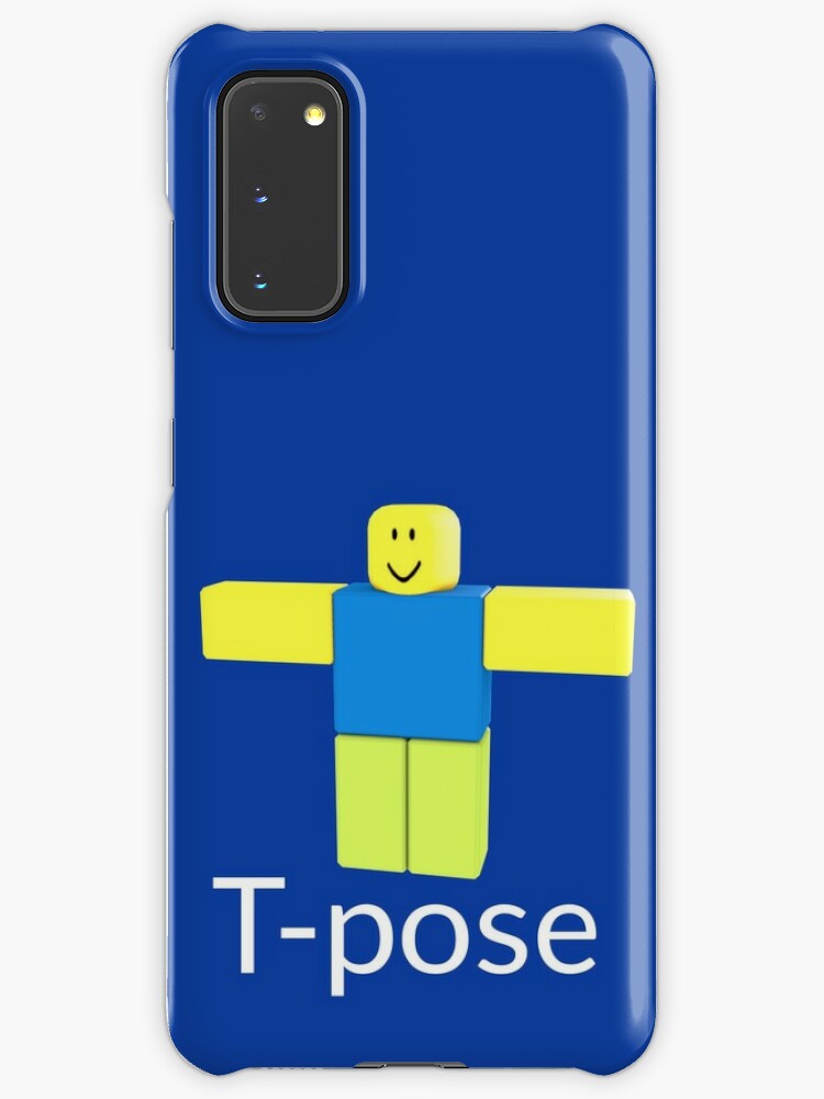 Roblox Noob T Pose Gift For Gamers Case Skin For Samsung Galaxy By Smoothnoob Redbubble - roblox noob t pose