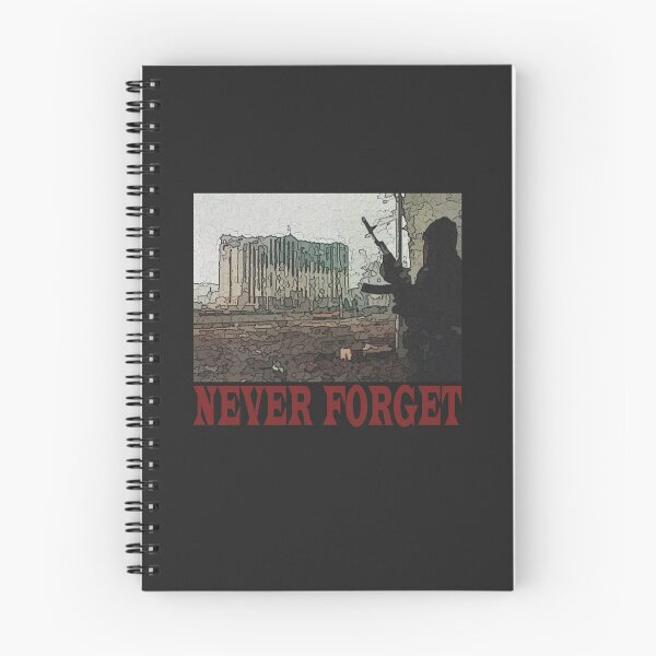 Item preview, Chechnya war, presidential palace and chechen fighter designed and sold by Vaynah Design.