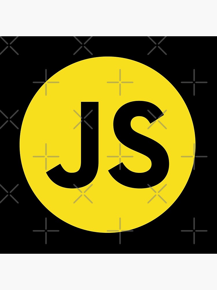 "JS Javascript circle logo popsocket" Art Board Print for Sale by ...