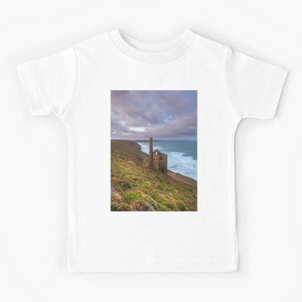Wheal Coates tin mine Kids T-Shirt