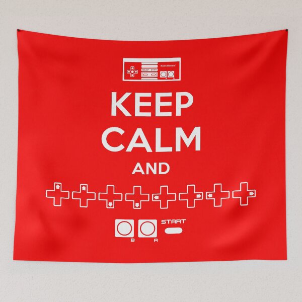 Item preview, RetroGamer Keep Calm and Konami Code designed and sold by wimpy.