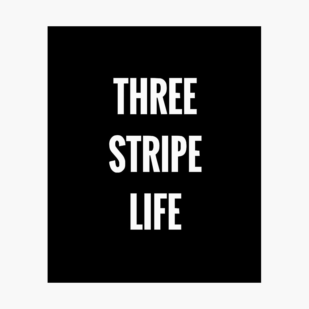 three stripe life logo