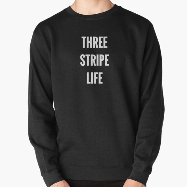 three stripe life hoodie