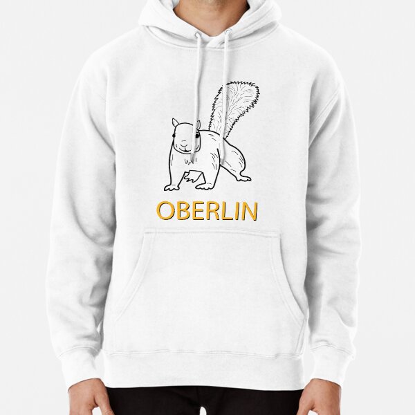 Cute Oberlin White Squirrel Pullover Hoodie