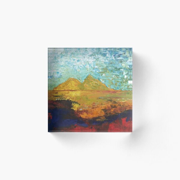 Kopie von Disharmony or broken energy Acrylic Block