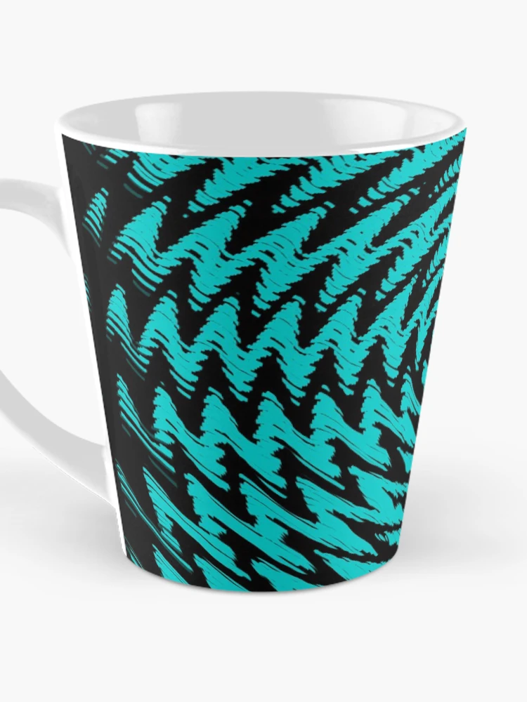 Thumbnail 3 of 4, Coffee Mug, Distorted waves Invert. designed and sold by Fender0815.