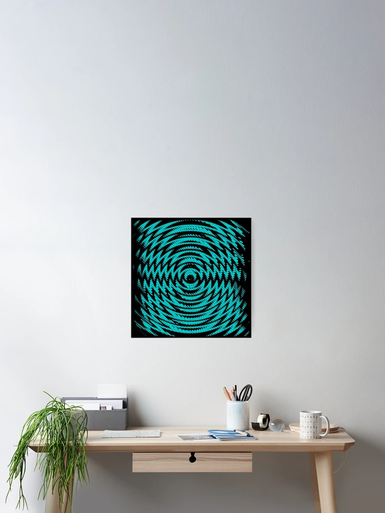 Thumbnail 2 of 3, Poster, Distorted waves Invert. designed and sold by Fender0815.