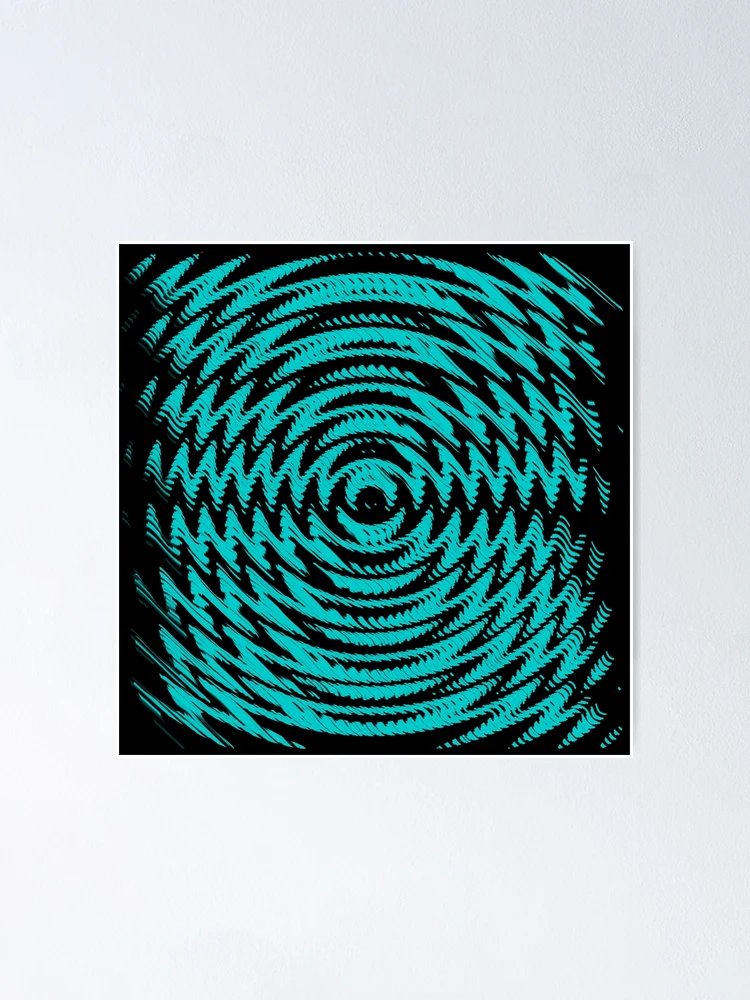 Thumbnail 1 of 3, Poster, Distorted waves Invert. designed and sold by Fender0815.