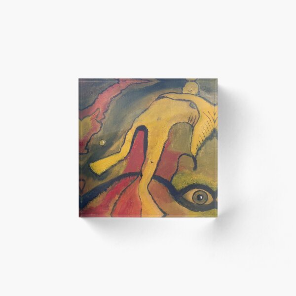 The fall angel Acrylic Block