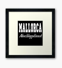 Mallorca Abschleppdienst Gerahmtes Wandbild